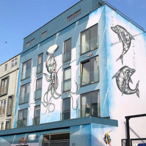 Murals commissioned through Book An Artist in London, Otto / Rob