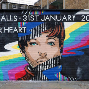 Brick Lane mural commissioned through Book An Artist for Louis Tomlinson - 2019, Jay