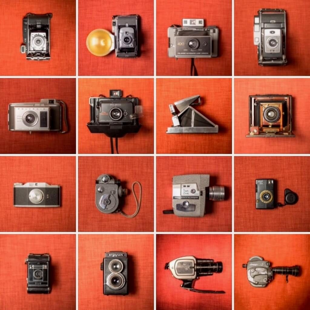 Assortment of vintage cameras by Robert Serrini 