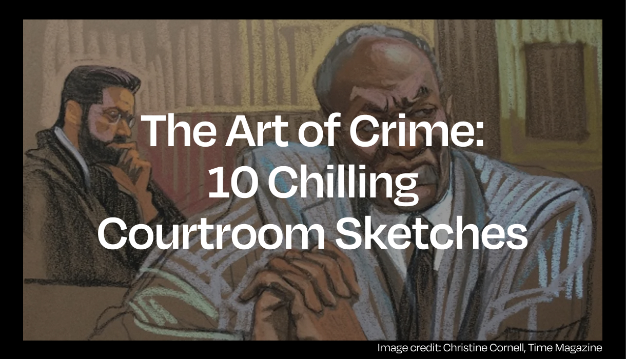 The Overlooked Art and Drama of Courtroom Sketching