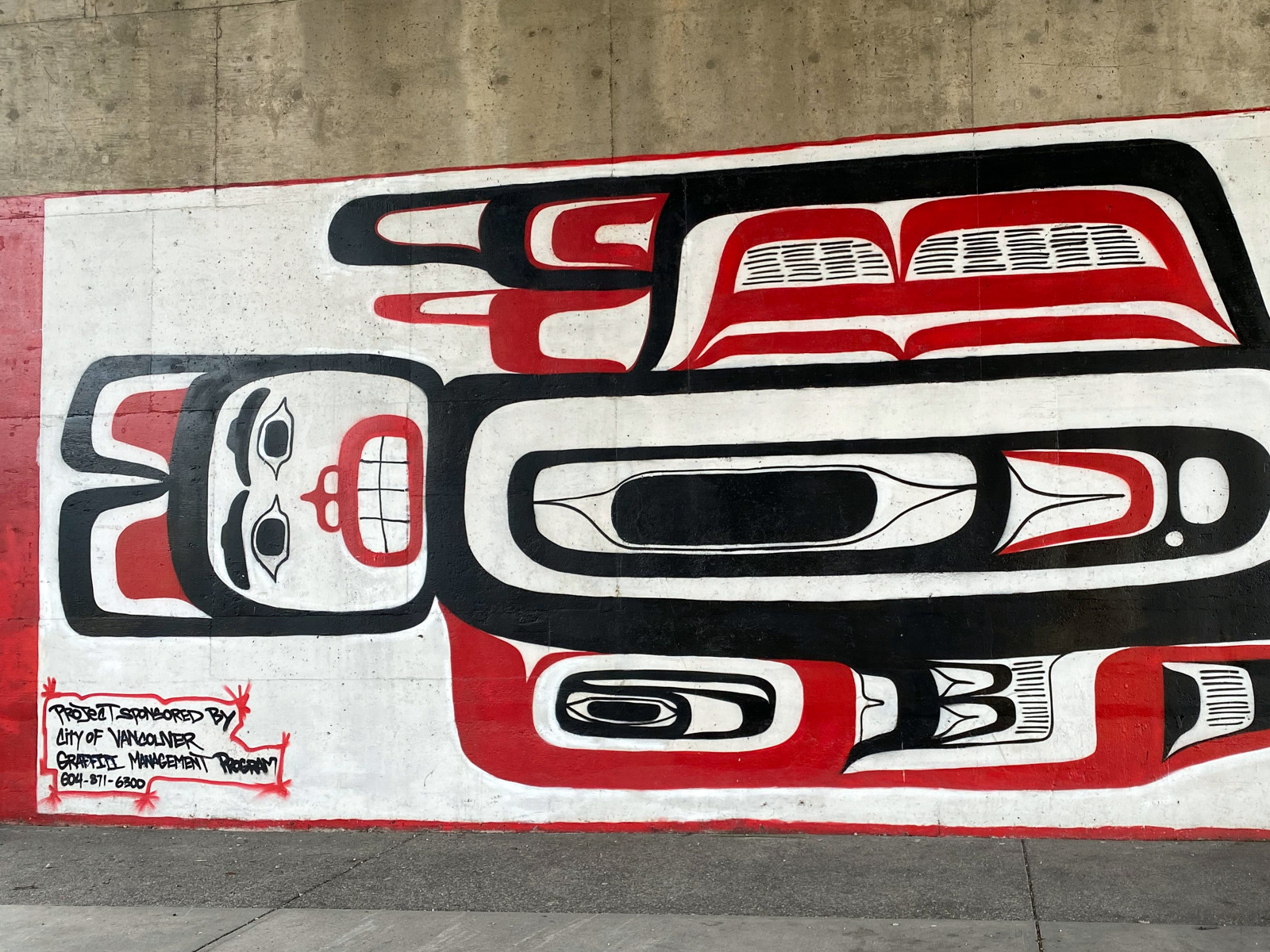 Indigenous mural art in Vancouver