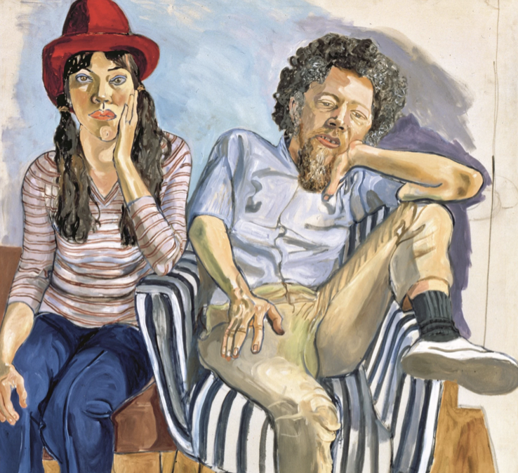 Portrait of two people, Benny and Mary Ellen Andrews