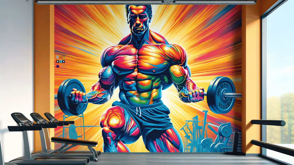 Energizing Your Space: The Power of Fitness Murals - Book An Artist Blog