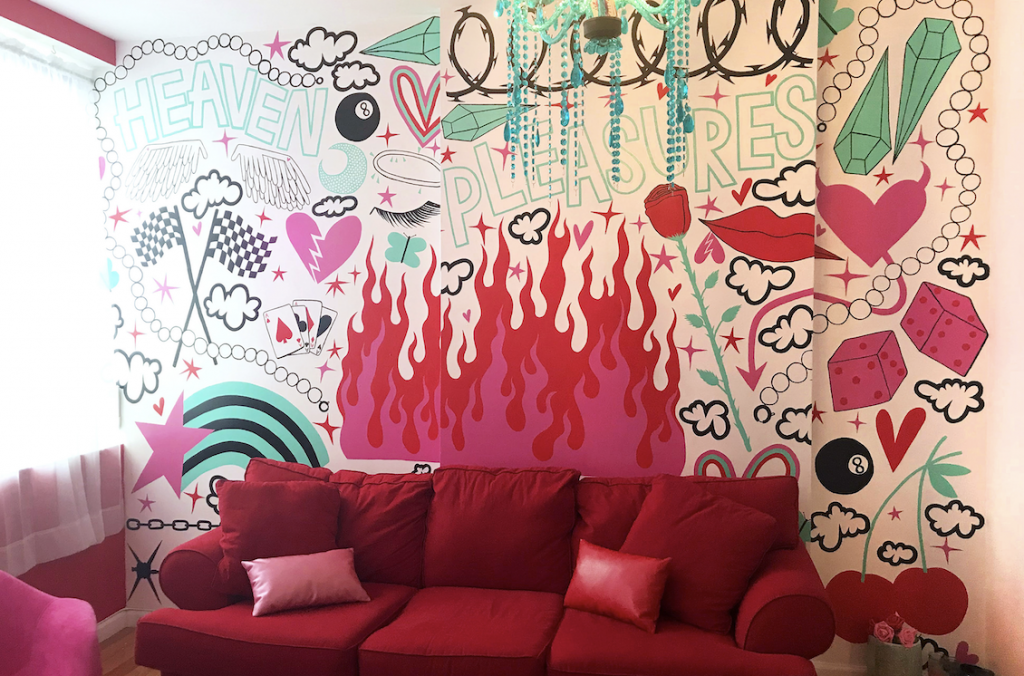 airbnb mural