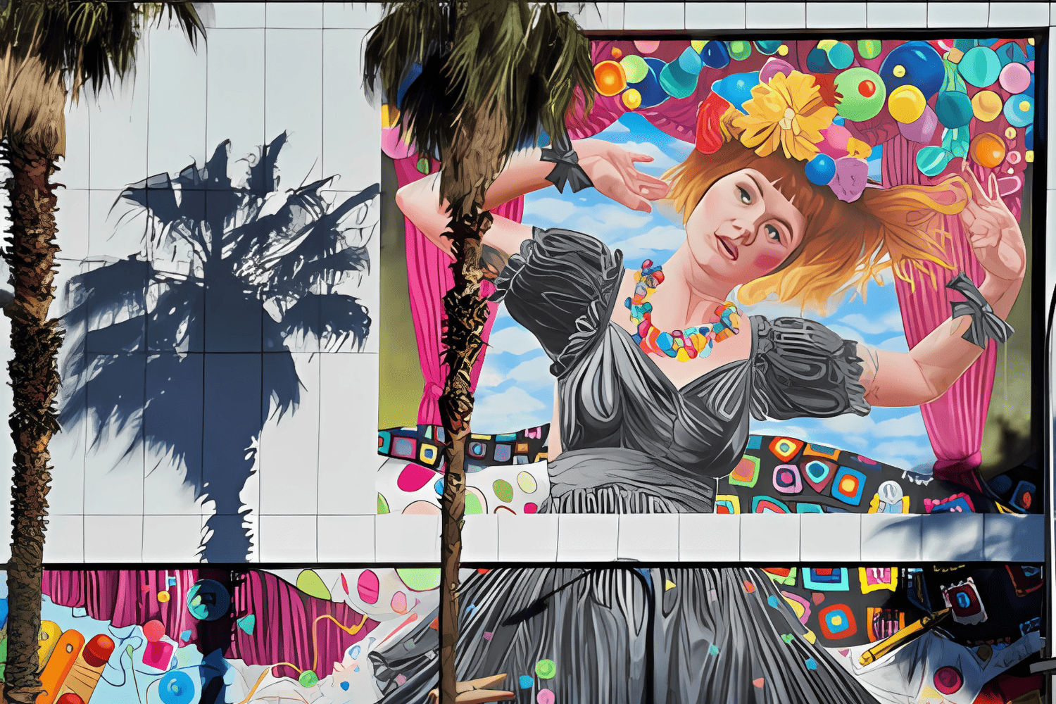 Legal graffiti landmarks | Jasmine Crisp's She Imagined Buttons” | Adelaide Legal Graffiti Walls | City-Sanctioned Public Art https://www.cityofadelaide.com.au/blog/hindley-street-street-art/